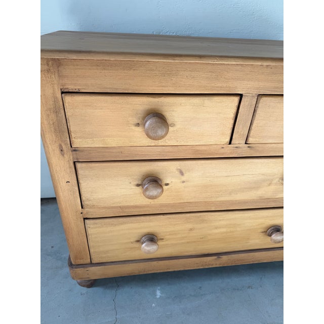 Antique Pine Two Over Two Drawers - Chest of Drawers From England For Sale - Image 9 of 18