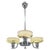 Art Deco Chandelier from Napako in Chrome & Marble Glass, 1930s For Sale - Image 15 of 15