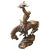 Bronze Native American Sculpture on a Horse by Buck McCain For Sale