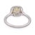 Early 21st Century Tiffany & Co Soleste Intense Yellow Radiant Platinum Ring .68ct Int. Flawless, Size 5.5 For Sale - Image 5 of 14