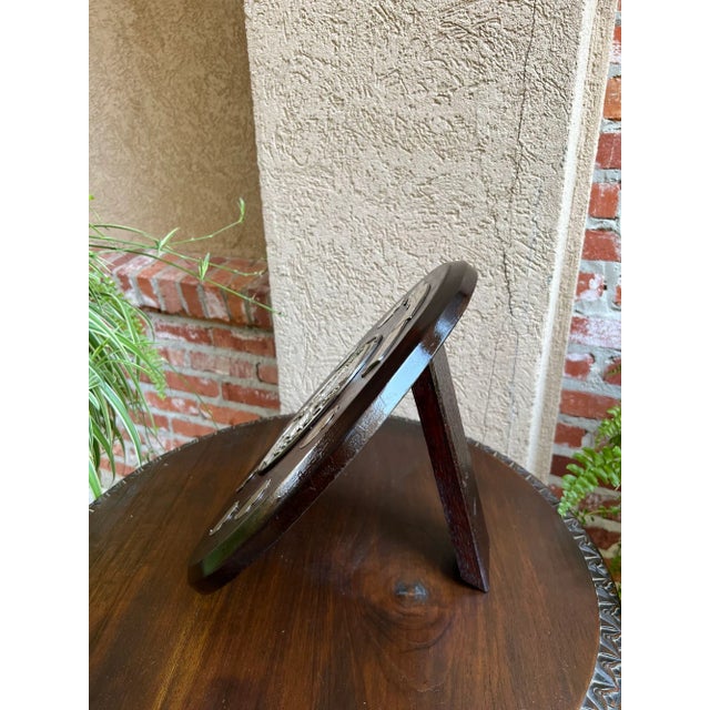 Antique English Rifle Gun Shoot Trophy Award Plaque Silver Plate Shield C1910 For Sale - Image 10 of 12