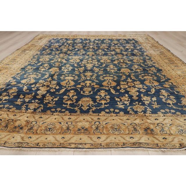 Antique Persian Kerman Rug, 08'09 X 12'00 For Sale - Image 10 of 12