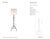 Suzanne Kasler by Visual Comfort Signature Madeleine Floor Lamp in Aged Iron with Linen Shade Designer: Suzanne Kasler...