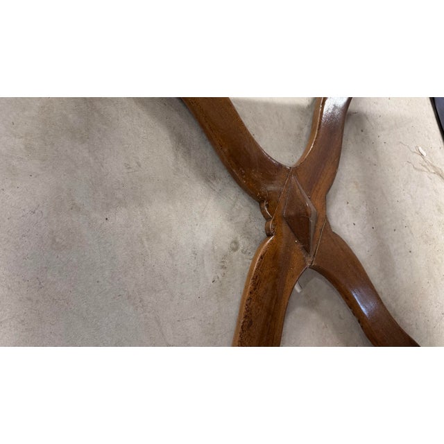 Early 1900’s Small Italian Dining Table With Extensions For Sale - Image 4 of 12
