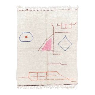 Moroccan Modern Minimalist Design Rug For Sale