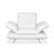 Cream Leather Rossini Armchair with Manual Function from Koinor For Sale - Image 10 of 14