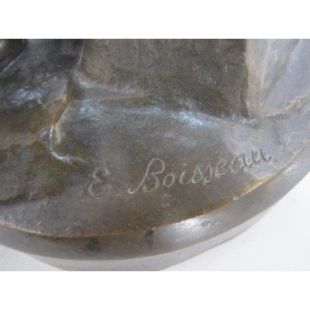 Emile Andre Boisseau French Industrial Bronze Sculpture Ense Et Aratro For Sale - Image 4 of 10