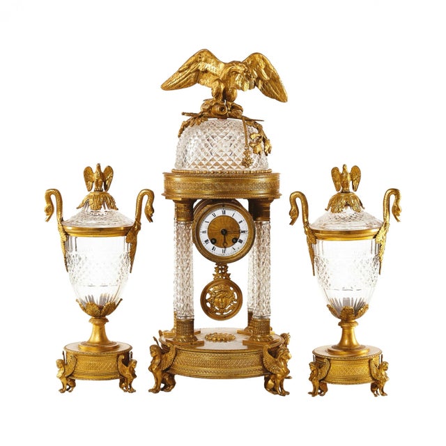 Fireplace Clock Set, Set of 3 For Sale - Image 11 of 11