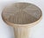 1980s Coastal Chic Vintage Split-Reed Whitewashed Pedestal Column For Sale - Image 5 of 6
