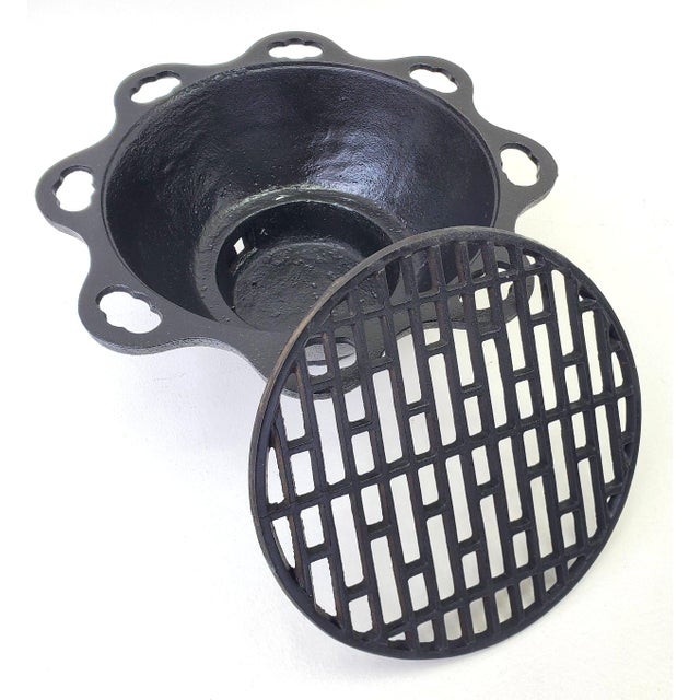 Japanese Vintage Cast Iron Hibachi Grill Chairish