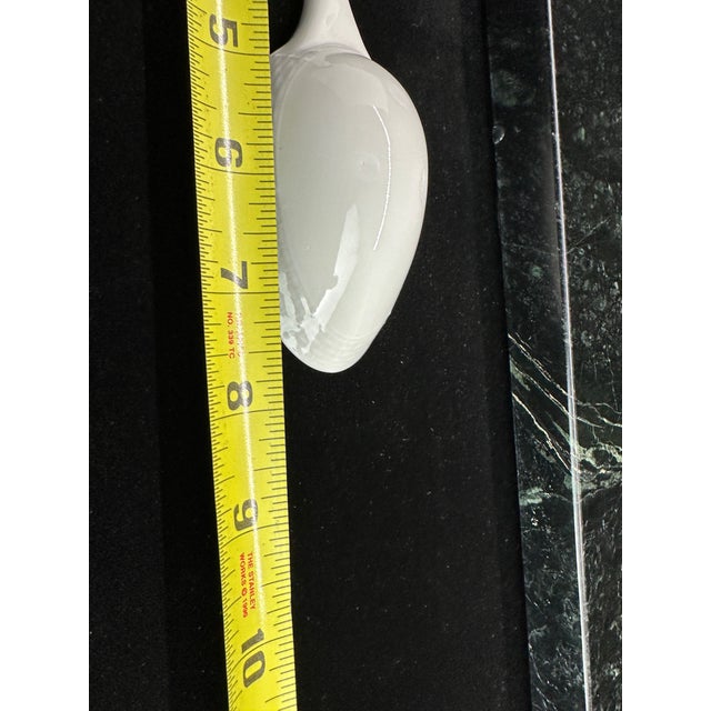 Late 20th Century Herend Hungary Hand-Painted Porcelain Serving Spoon, Mushroom & Insect Motif For Sale - Image 15 of 15