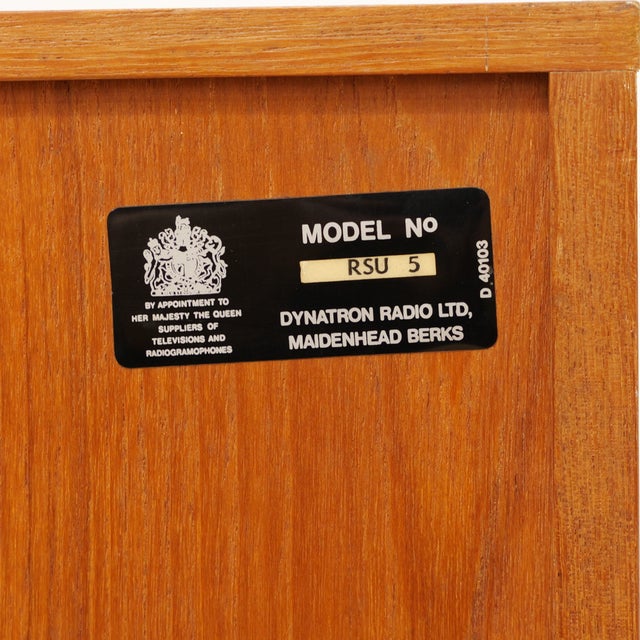 1960s Mid Century Teak Vinyl Record Storage by Dynatron For Sale - Image 11 of 11