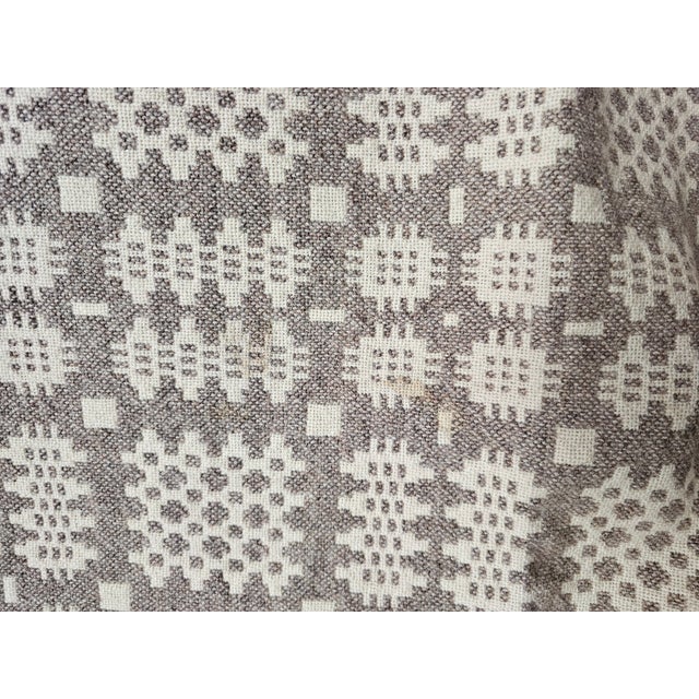 Vintage Wool Blanket, 1950s For Sale - Image 9 of 14