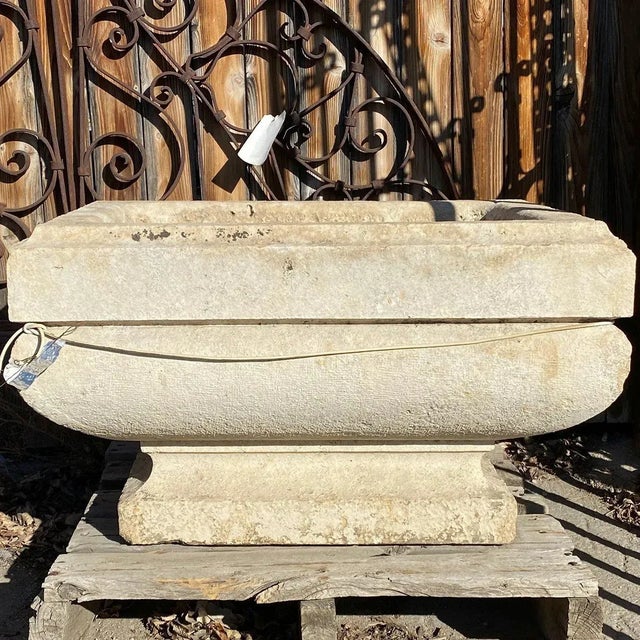 French French Bourguignon Stone Jardiniere For Sale - Image 3 of 12