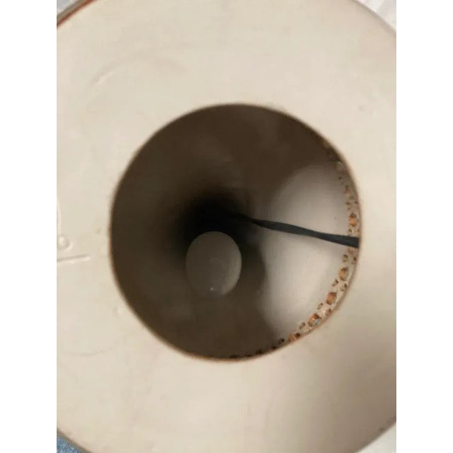 1970s Vintage Ceramic Lamp from Vallauris, 1970 For Sale - Image 5 of 9
