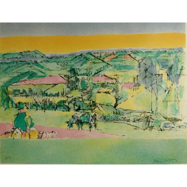 Artist: Jacques Villon Title: Magie Quotidienne Year: 1954 Medium: Color lithograph Edition: Inscribed H.C (Hors Commerce)...