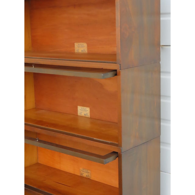 Globe Wernicke Sectional Stackable Bookcase Display Lawyer File Cabinet 6570c For Sale - Image 11 of 18