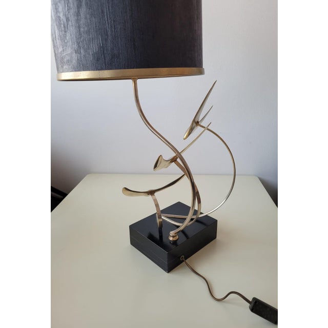 Flight of Wild Geese Sculpture Lamp, France, 1970s For Sale - Image 4 of 18