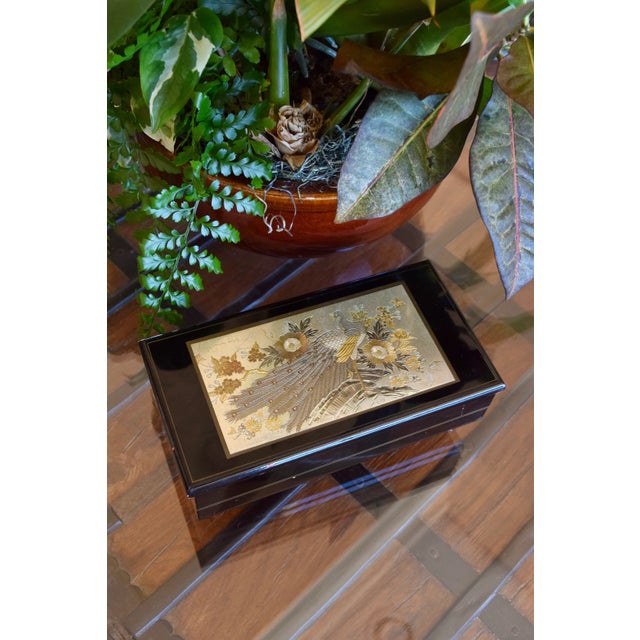 THE ART OF CHOKIN MUSICAL BOX BY YOSHINOBU HARA Era: 1984 Limited Edition: 3817/7500 Style: Japanese Chokin Metal Art...