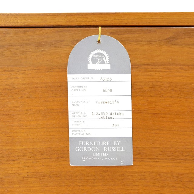 1960s Mid Century Teak Secretary Desk by Gordon Russell For Sale - Image 14 of 15