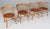 Børge Mogensen arm chairs / pub chairs in ash. Cushions of patinated leather. Model 3249, made by Fredericia Furniture....