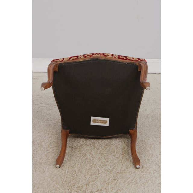 Set of 8 Auffray & Co French Style Cane Back Dining Chairs For Sale - Image 17 of 18