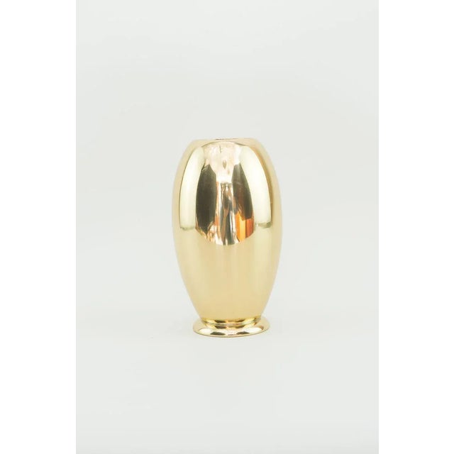 German Brass Vase from WMF Ikora, 1920s For Sale - Image 6 of 6