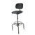 Vintage Industrial Adjustable Drafting Stool With Backrest and Footrest For Sale - Image 14 of 18