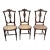 Vintage French Style Cane Chairs - Set of 3 For Sale
