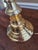 Late 20th Century Vintage Brass Bouillotte Horn 3-Arm Lamp For Sale - Image 5 of 13