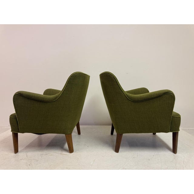 Wood Model 1748 Armchairs by Peter Hvidt for Fritz Hansen, Denmark, 1950s, Set of 2 For Sale - Image 7 of 12
