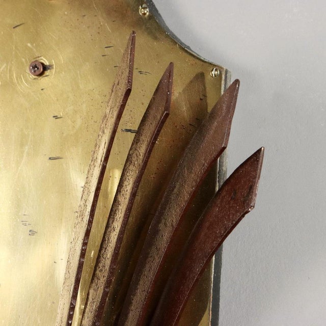 Wall Lights in Wrought Iron, Set of 2 For Sale - Image 7 of 9