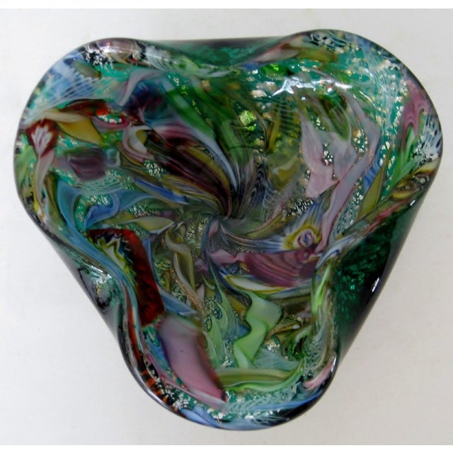 1950s Vintage AVeM Blown Glass Bowl For Sale - Image 5 of 7