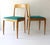 Carl Auböck Mid-Century Walnut Dining Chairs attributed to Carl Auböck, Vienna, Austria, 1950s, Set of 4 For Sale - Image 4 of 18