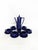 Mid-Century Modern Vintage Portmeirion Totem Coffee Service in Deep Blue Ceramic by Susan Williams-Ellis, 1966, Set of 15 For Sale - Image 3 of 18
