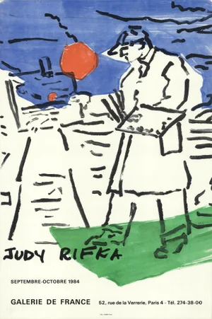 1984 Judy Rifka 'Galerie De France' France Offset Lithograph