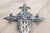 Filigree Silver Table Cross with Reliefs For Sale - Image 4 of 6