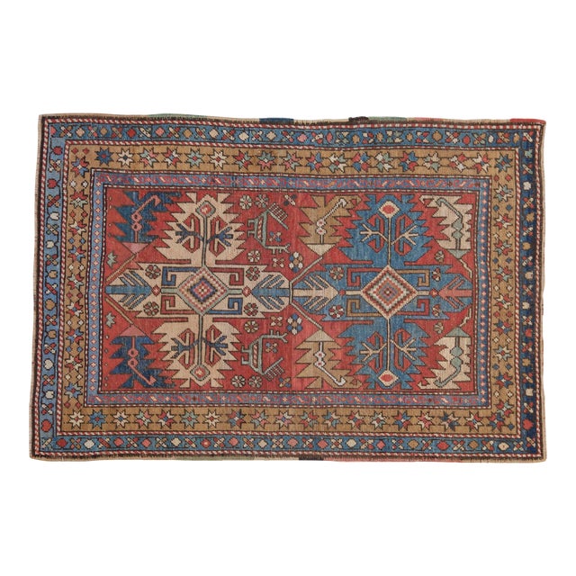Vintage Heriz Rug - 3'5" X 5' For Sale