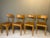 Brown Vintage Bauhaus Chairs in Beech, 1950s, Set of 4 For Sale - Image 8 of 18