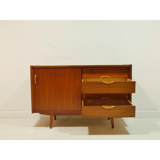 Mid-Century Modern Mid-Century Beech and Spruce Sideboard, Germany, 1960s For Sale - Image 3 of 16