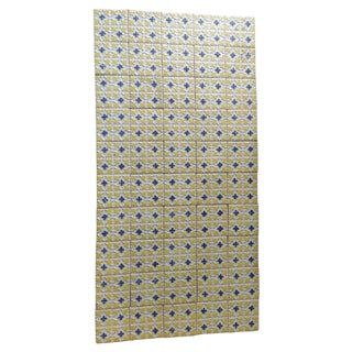 Portuguese Handmade Fifty Tile Panel For Sale