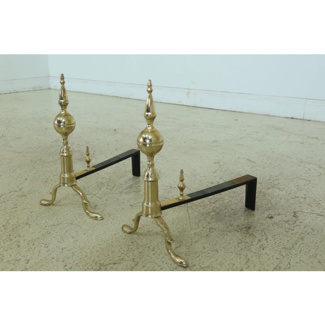 Approx: 40 Years Old Colonial Williamsburg Collection High Quality Construction 18 C. Design Traditional Style Tarnishing...