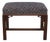 Hickory Chair Chippendale Mahogany Ottoman Stool For Sale