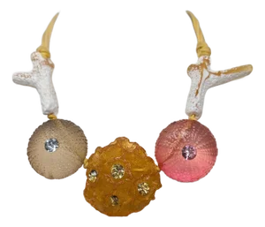 Vintage Signed Ugo Correani Italy Sea Urchin Necklace