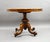 Victorian Burr Walnut Inlaid Loo Table, 1860 For Sale - Image 4 of 9