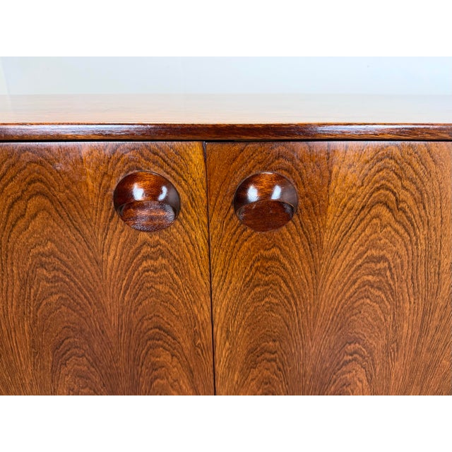 1960s Mid Century Modern Rosewood Sideboard Credenza by McIntosh For Sale - Image 9 of 12
