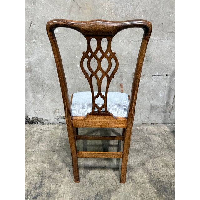 Set of 8 Spectacular Antique 1830 Chippendale Mahogany Dining Chairs For Sale - Image 12 of 18