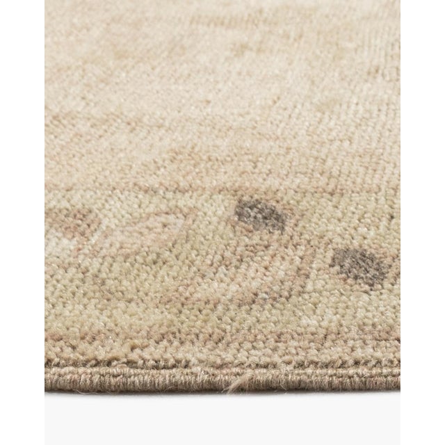 Textile Vintage Circa 1940 Turkish Oushak Area Rug 5'1 X 9'5 For Sale - Image 7 of 10