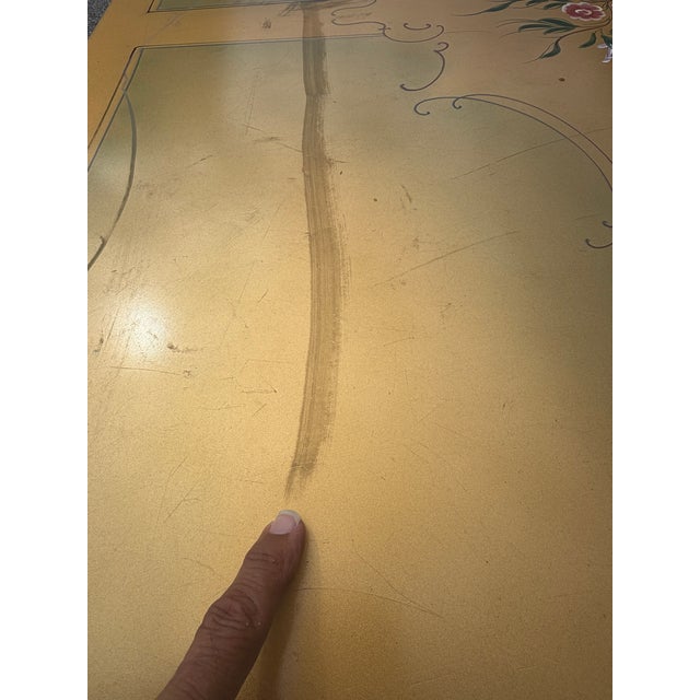 1970s Italian Baroque Gold Beech Dining Table – 1 Piece For Sale - Image 11 of 15