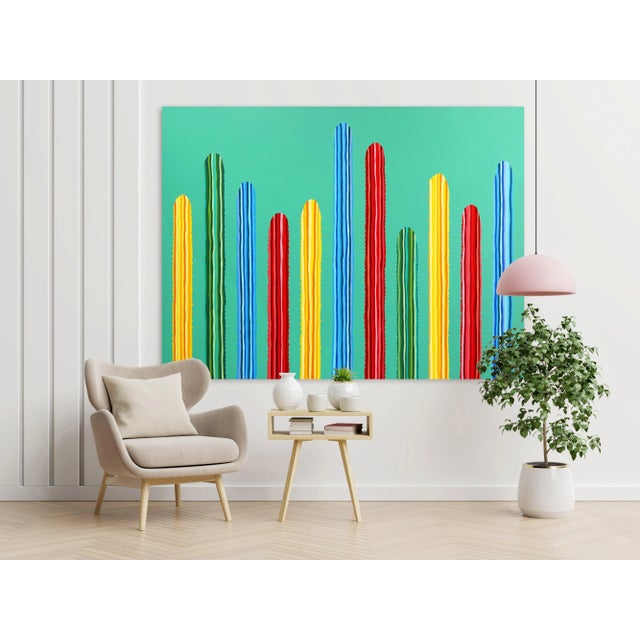 Green "El Gran Verde" Original Artwork by Will Beger For Sale - Image 8 of 10